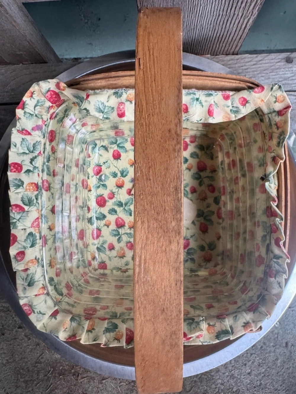 Longaberger 2000 Troy Strawberry Festival Commemorative Basket